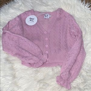 pink princess polly cardigan